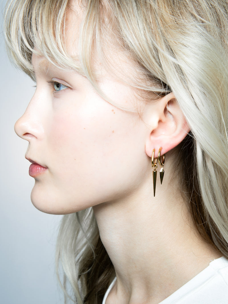 Golden Frame Hoops - Hlín Reykdal