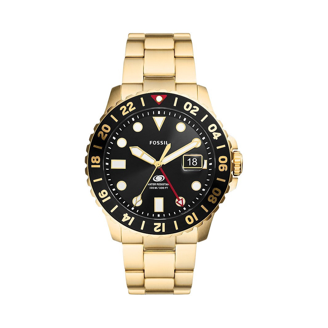 Fossil Blue GMT