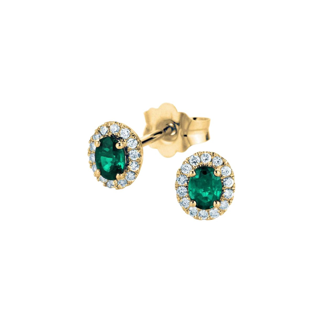 Demantslokkar með Emerald
