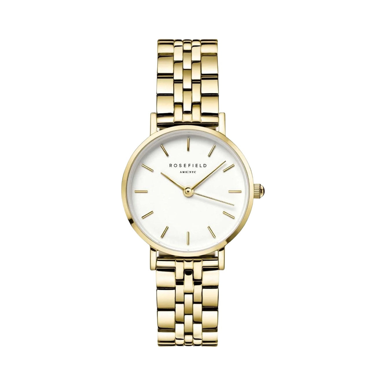 Rosefield - Small White Steel Gold