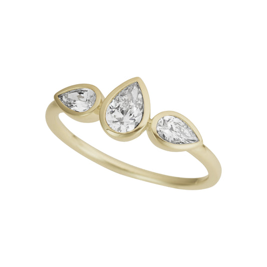 14kt gullhringur zirk bb