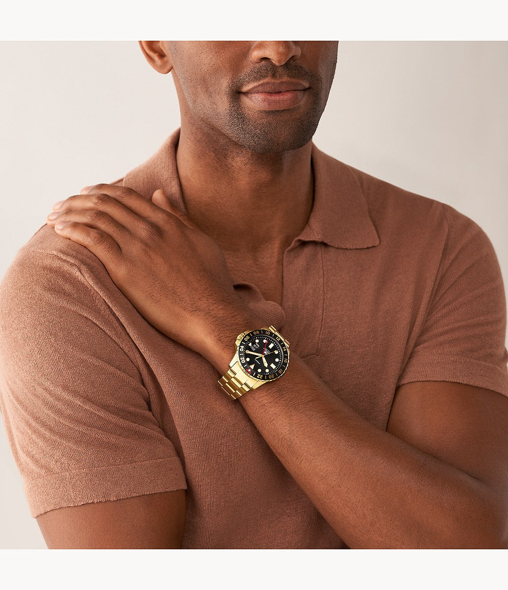 Fossil Blue GMT