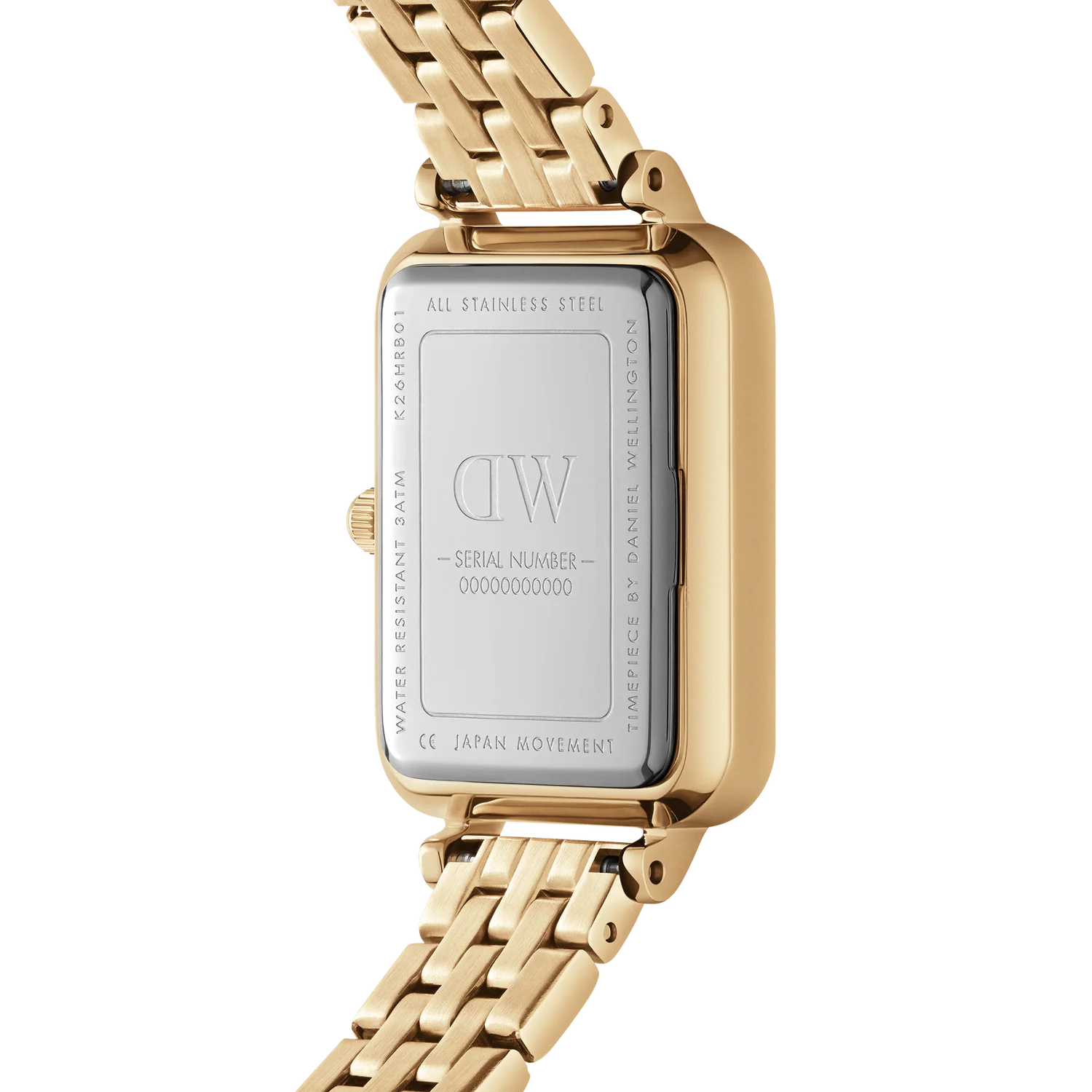 Daniel Wellington Quadro Roman Numerals 5-Link