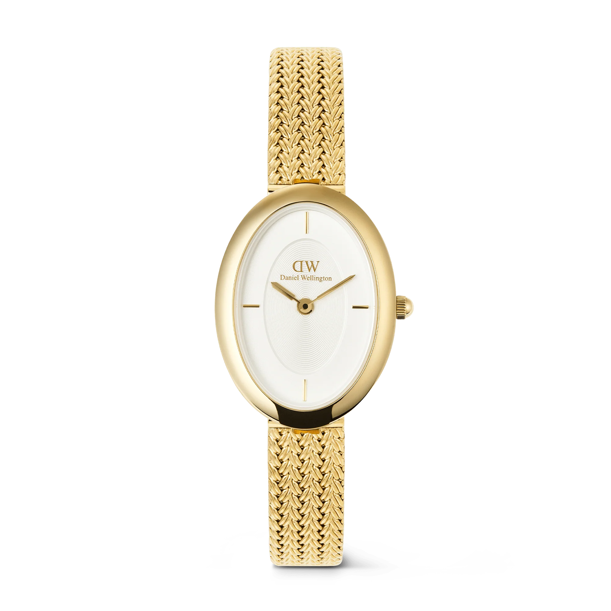 Daniel Wellington - Juliette Braided Mesh White Sunray Gold