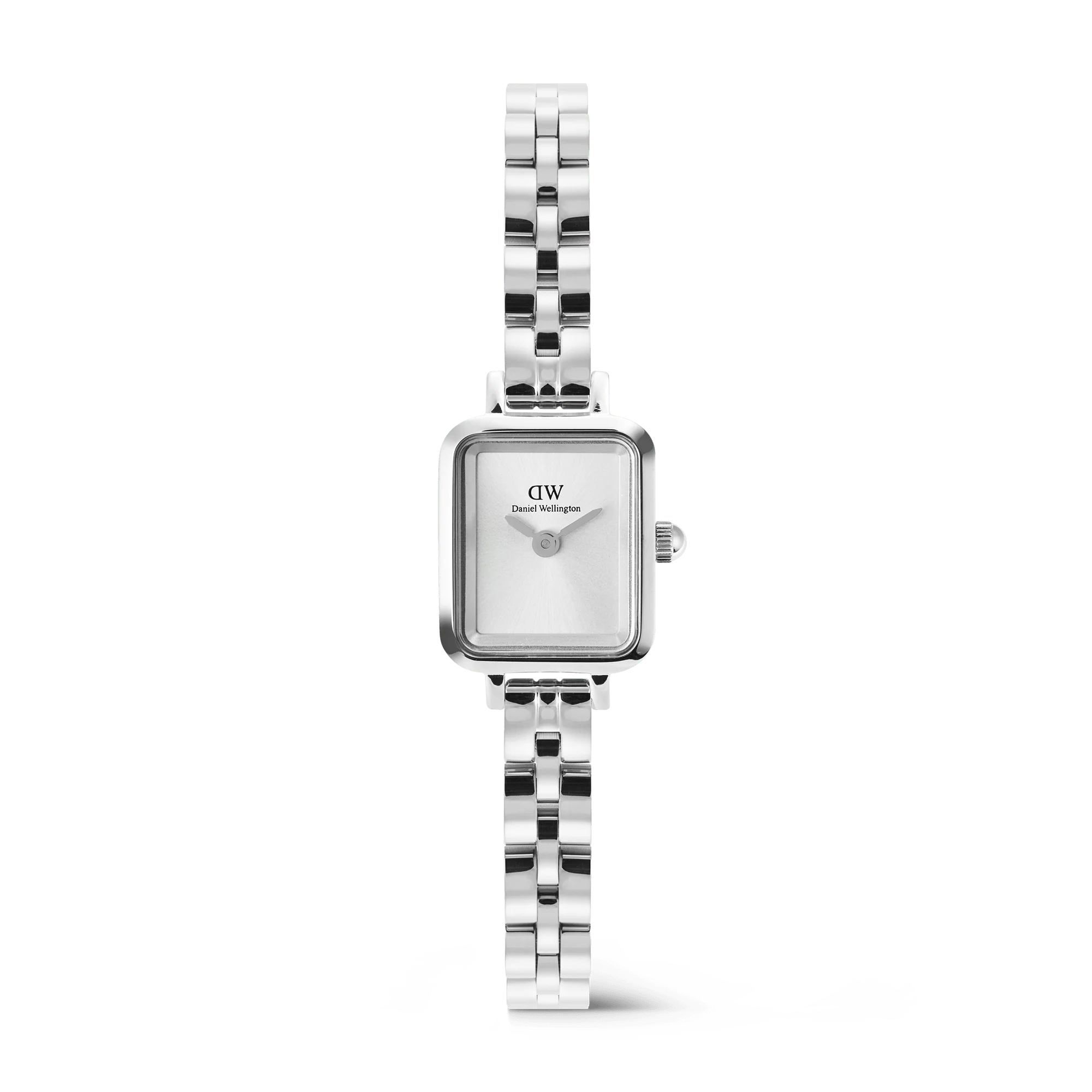 Daniel Wellington - Quadro Mini Arch 3-link White Sunray Silver