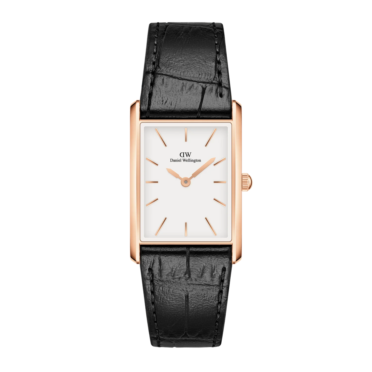 Daniel Wellington -  Bound Black Crocodile Rose Gold