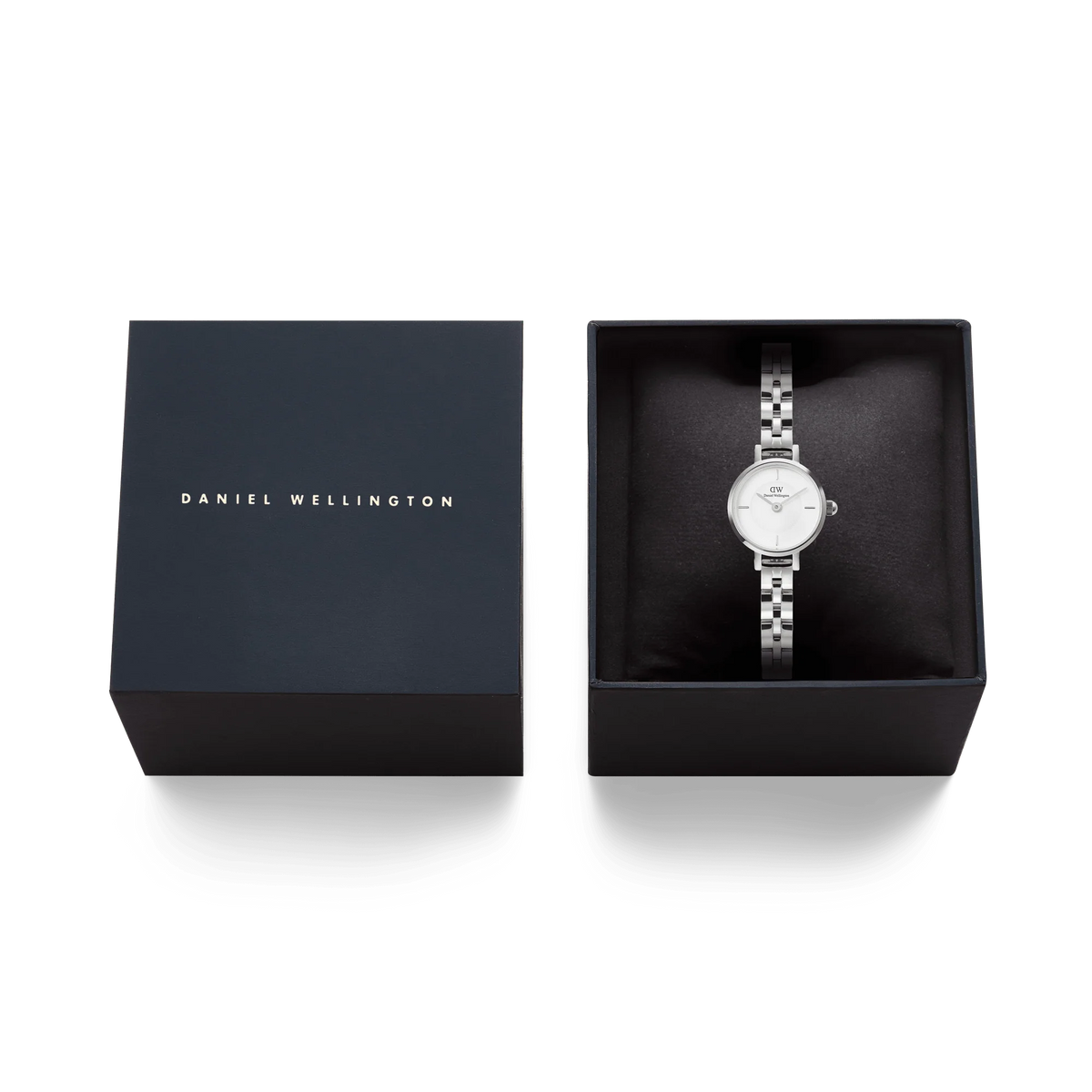 Daniel Wellington - Petite Mini Arch 3-link White Silver