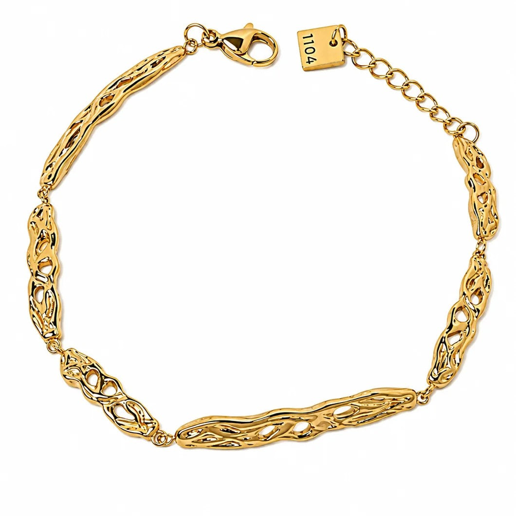 1104 - MIA armband 17cm gyllt