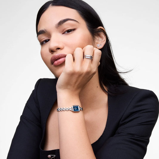 Daniel Wellington - Quadro Mini Arch 3-link Arctic Sunray Silver