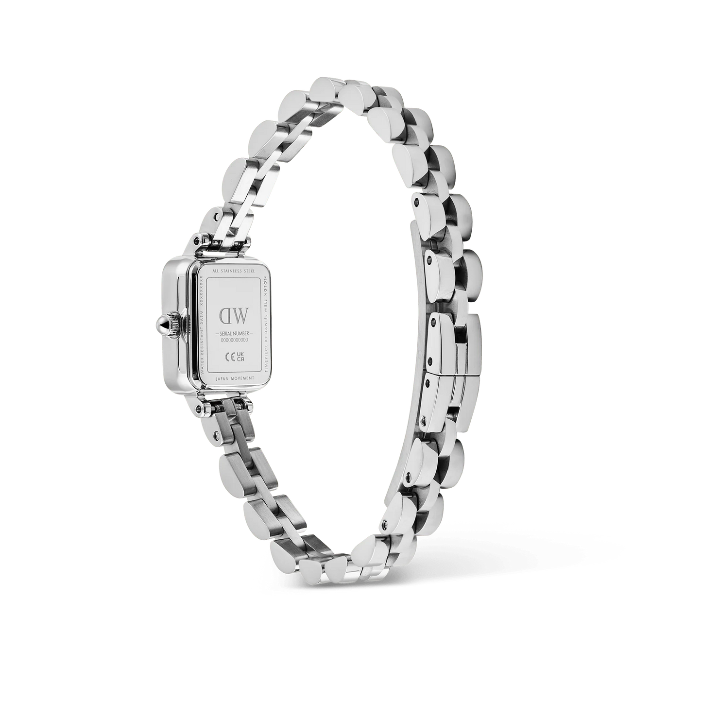 Daniel Wellington - Quadro Mini Arch 3-link Arctic Sunray Silver