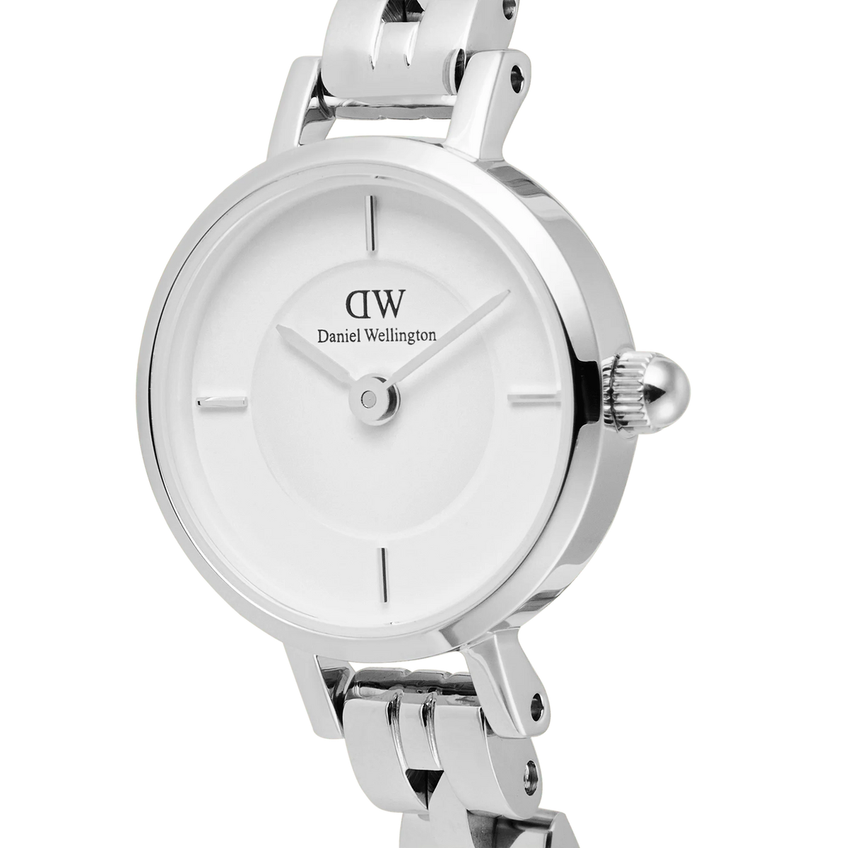 Daniel Wellington - Petite Mini Arch 3-link White Silver