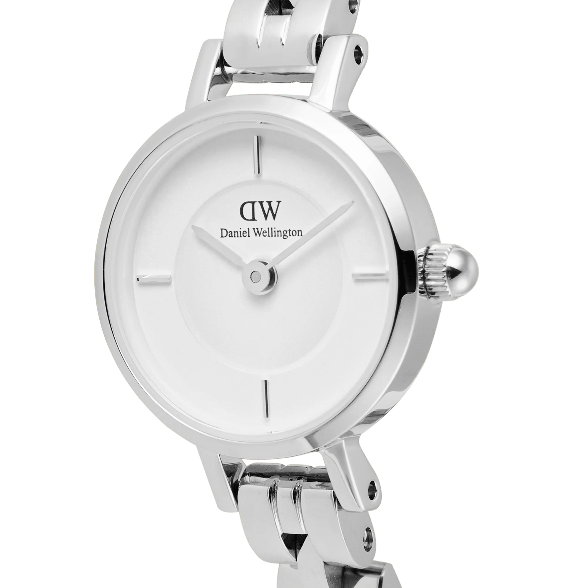Daniel Wellington - Petite Mini Arch 3-link White Silver