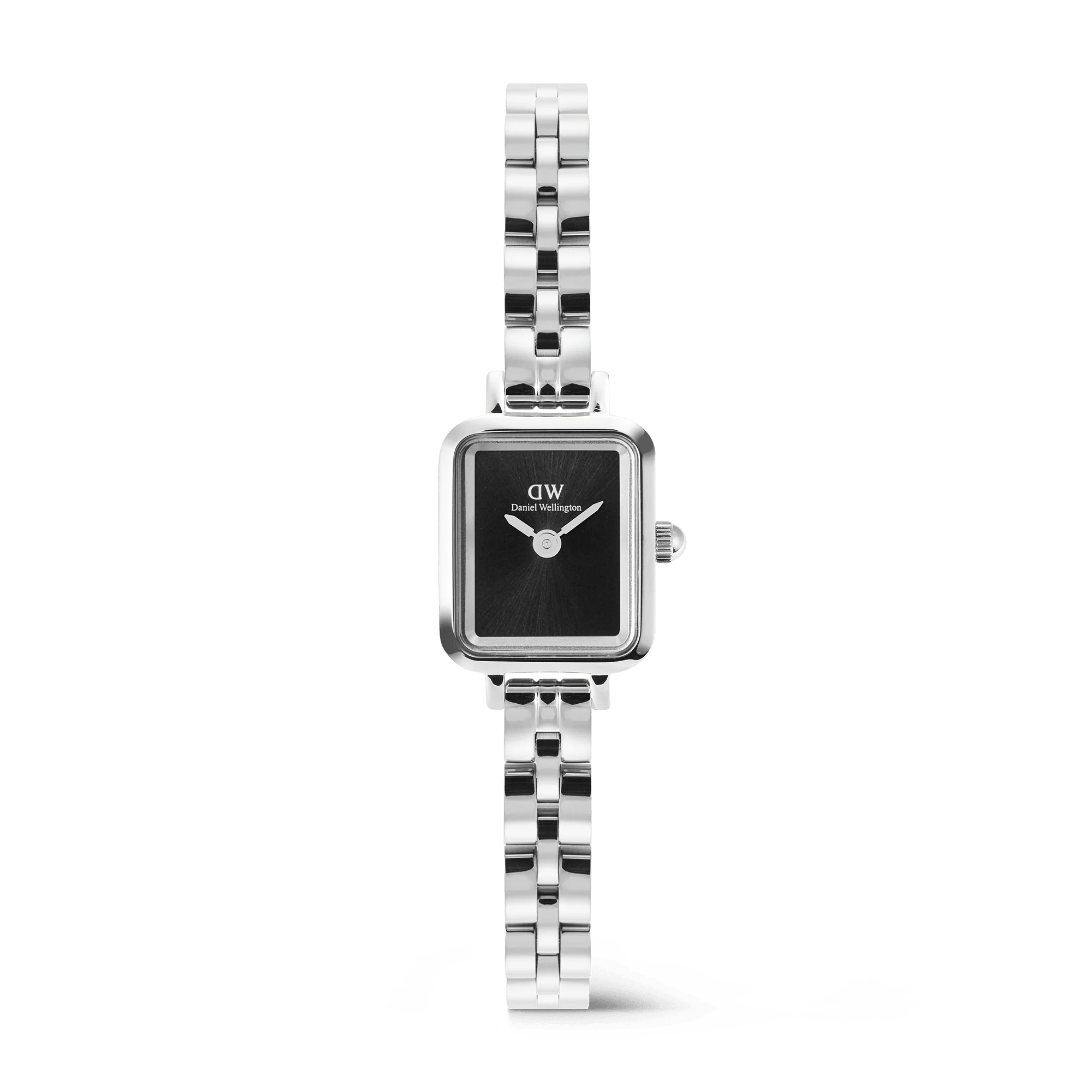 Daniel Wellington - Quadro Mini Arch 3-link Onyx Sunray Silver