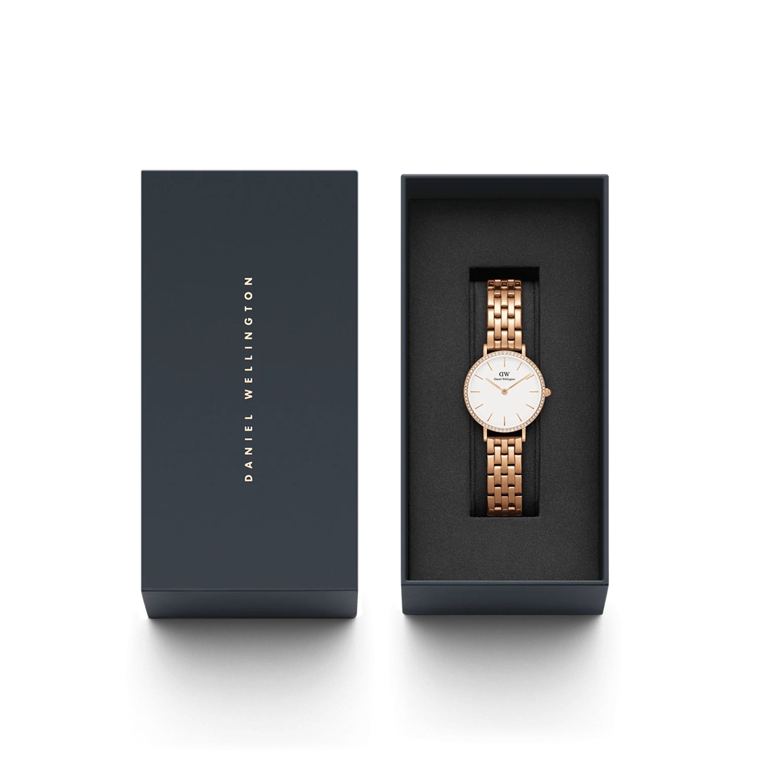 Daniel Wellington - Petite Lumine Bezel 5-Link Melrose